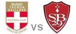 Evian TG Stade Brest highlights