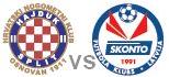 Hajduk Split Skonto Riga highlights
