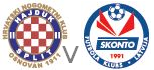 Hajduk Split Skonto Riga live