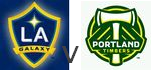 LA Galaxy Portland Timbers live